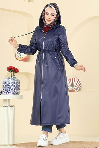 moda selvim كاب كحلي 8148AB368 - Thumbnail