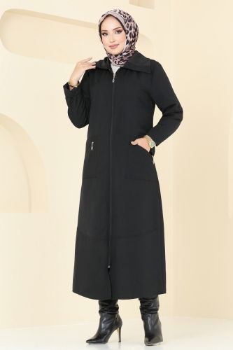 M.S.A. - Overcoat 9004MSA980 Black