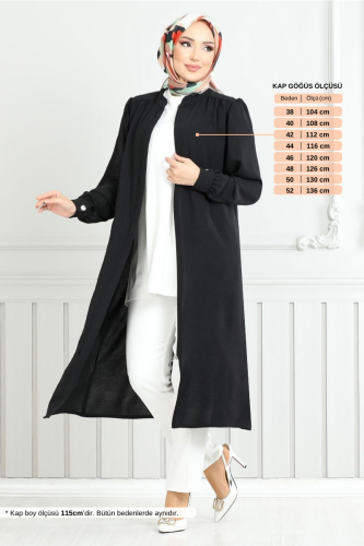 MRV P.L. - Overcoat 9132PL940-M Black
