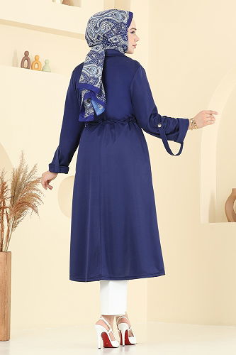 moda selvim كاب كحلي 9155PLK541 - Thumbnail