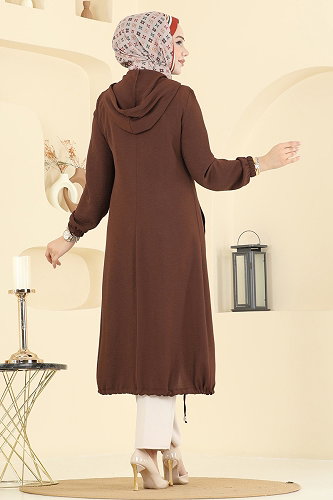 moda selvim كاب بني 9233PLK541 - Thumbnail