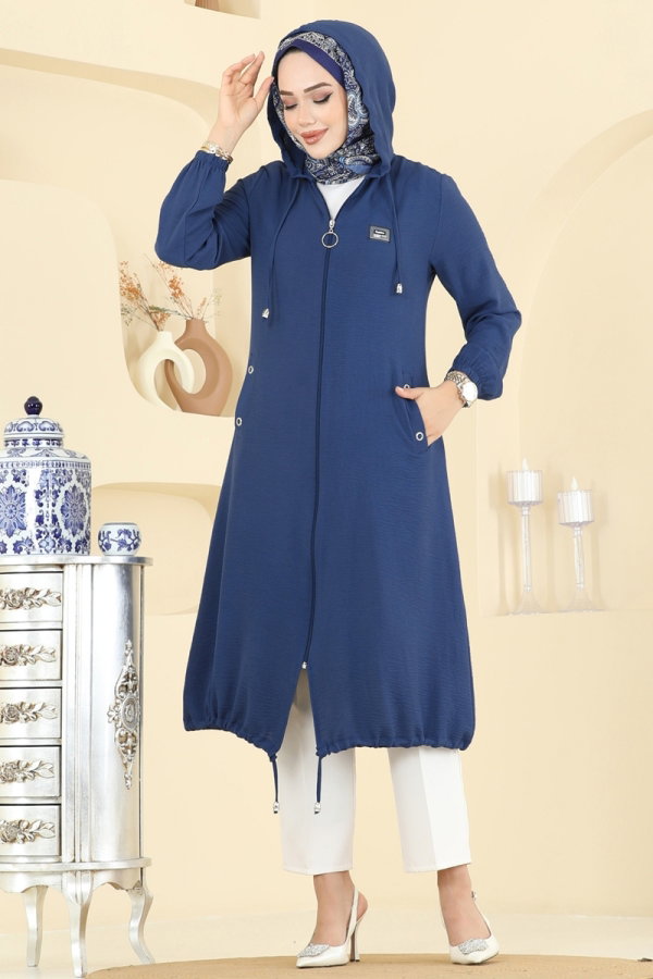 Modaselvim Overcoat / Coat Overcoat 9233PLK541 Indigo