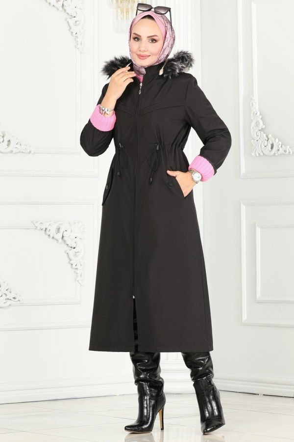 Overcoat / Coat 0826MSA980 Black - 3