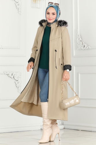 M.S.A. - Overcoat / Coat 0826MSA980 Stone