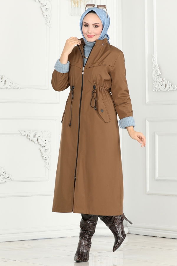 Overcoat / Coat 0826MSA980 Tan - 2