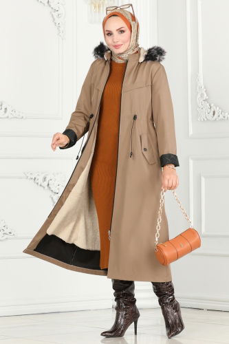 moda selvim Overcoat / Coat 0826MSA980 Vision - Thumbnail