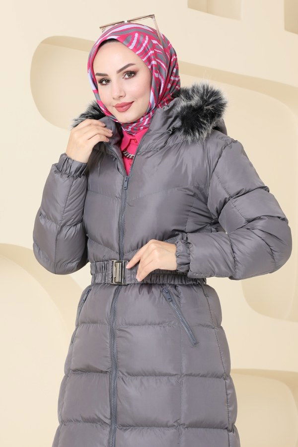 Overcoat / Coat 4023AL357 Anthracite - 4