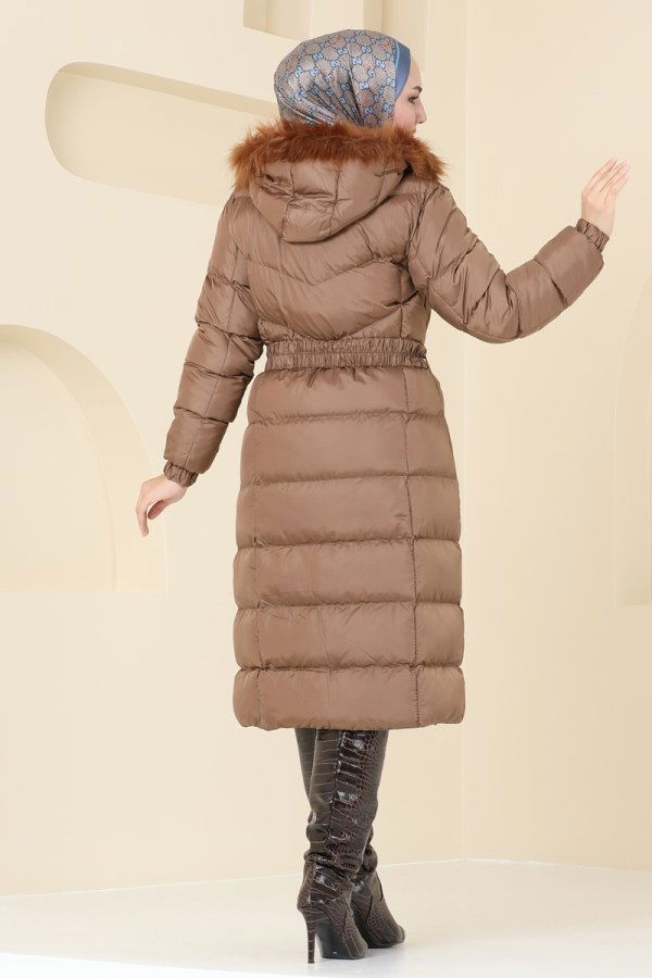 Overcoat / Coat 4023AL357 Brown - 5