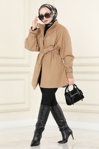 moda selvim Overcoat / Coat 4615MDH809 Vision - Thumbnail