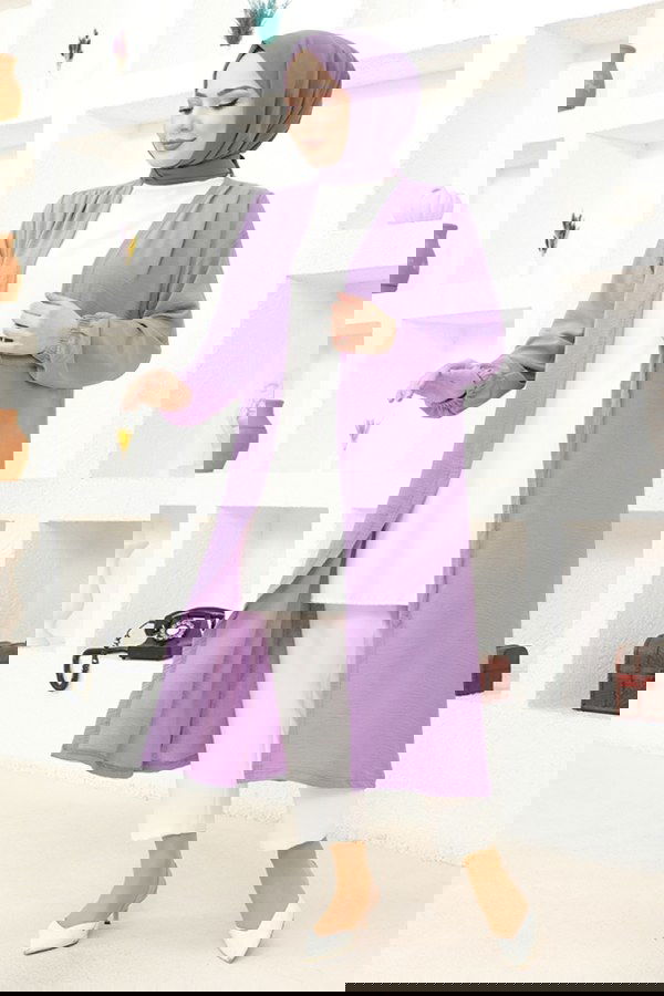 Modaselvim NET 20%+20% DISCOUNT IN THE CARD Overcoat MSL0011 Lila