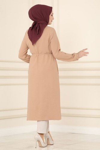 moda selvim Overcoat PL8041 - Thumbnail