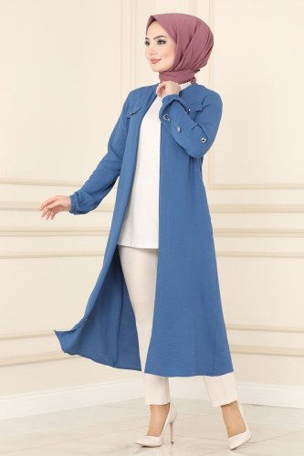 P.L. - Overcoat PL8041 Indigo