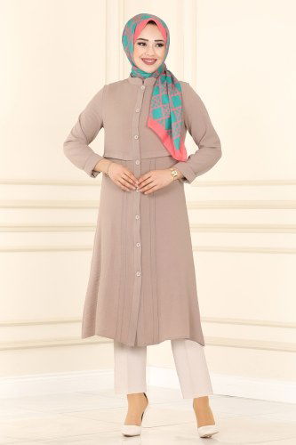 moda selvim PL8069 فيزيون ملابس قصيره - Thumbnail