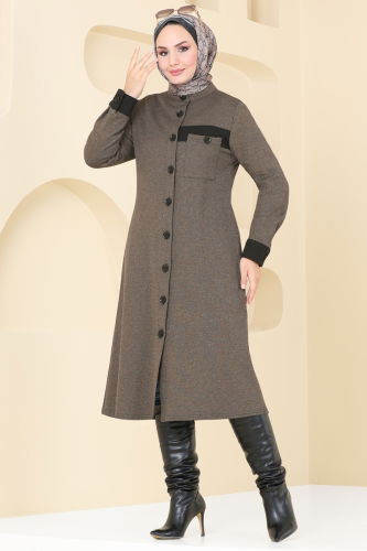 moda selvim Overcoat PL9081 Vision - Thumbnail