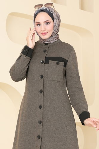 moda selvim Overcoat PL9081 Vision - Thumbnail