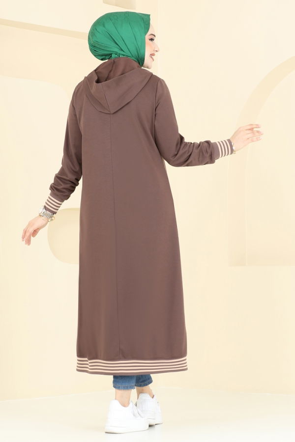 Overcoat PL9109 Brown - 4