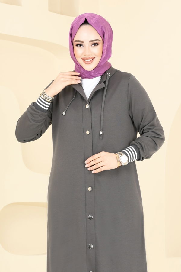 Overcoat PL9111 Anthracite - 3