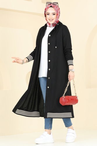 P.L. - Overcoat PL9111 Black