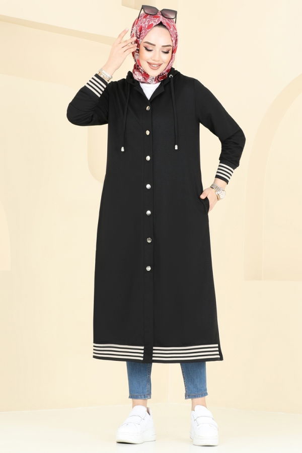 Overcoat PL9111 Black - 2