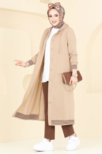 moda selvim Overcoat PL9111 Vision - Thumbnail