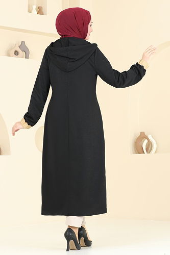 moda selvim كاب أسود PL9122 - Thumbnail