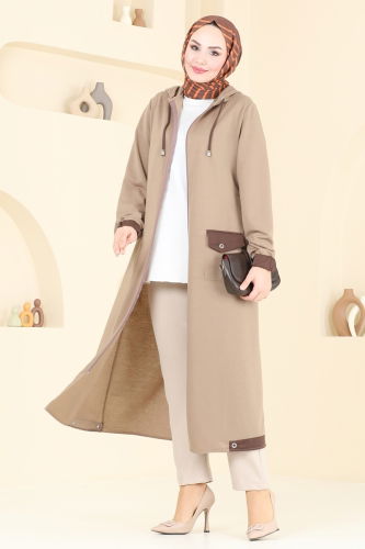 moda selvim Overcoat PL9122 Vision - Thumbnail