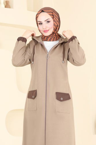 moda selvim Overcoat PL9122 Vision - Thumbnail