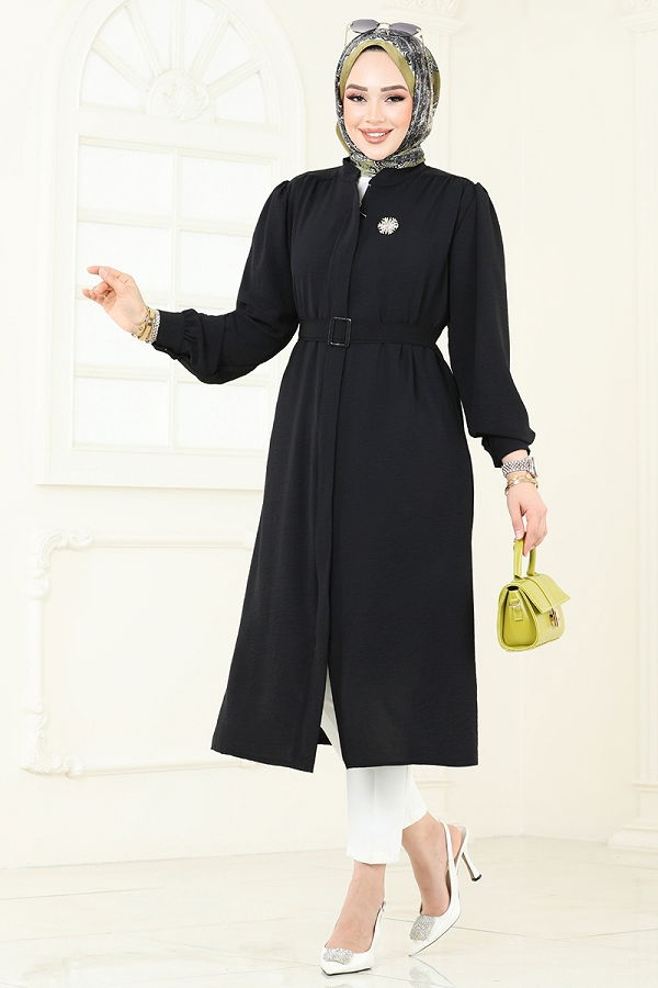 P.L. - Overcoat PL9132 Black