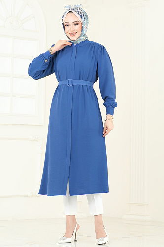 moda selvim كاب ازرق PL9132 - Thumbnail