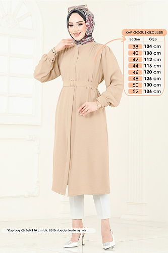 moda selvim Overcoat PL9132 Light Vision - Thumbnail