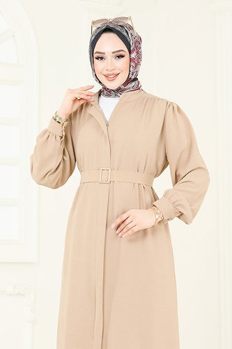 moda selvim كاب بيج فاتح PL9132 - Thumbnail