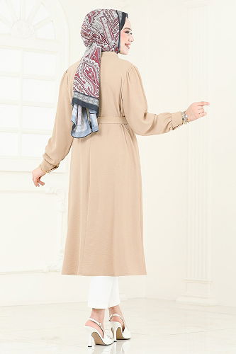 moda selvim كاب بيج فاتح PL9132 - Thumbnail