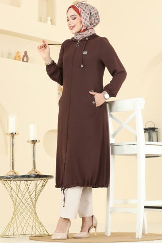 P.L. - Overcoat PL9171 Brown