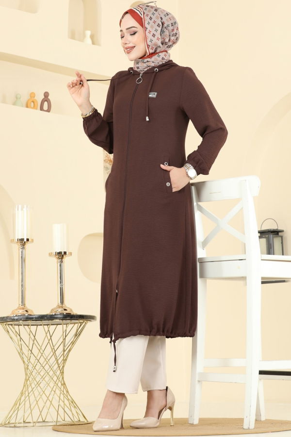 Modaselvim Overcoat / Coat Overcoat PL9171 Brown