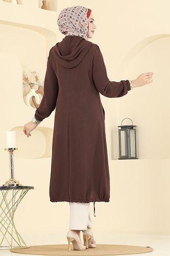 moda selvim كاب بني PL9171 - Thumbnail