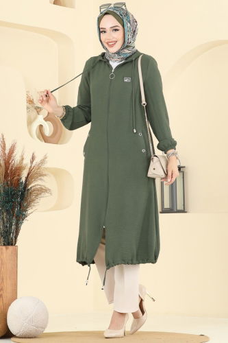 P.L. - Overcoat PL9171 Khaki