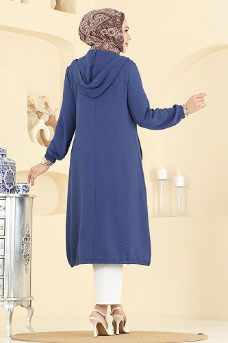 moda selvim كاب أزرق فاتح PL9171 - Thumbnail