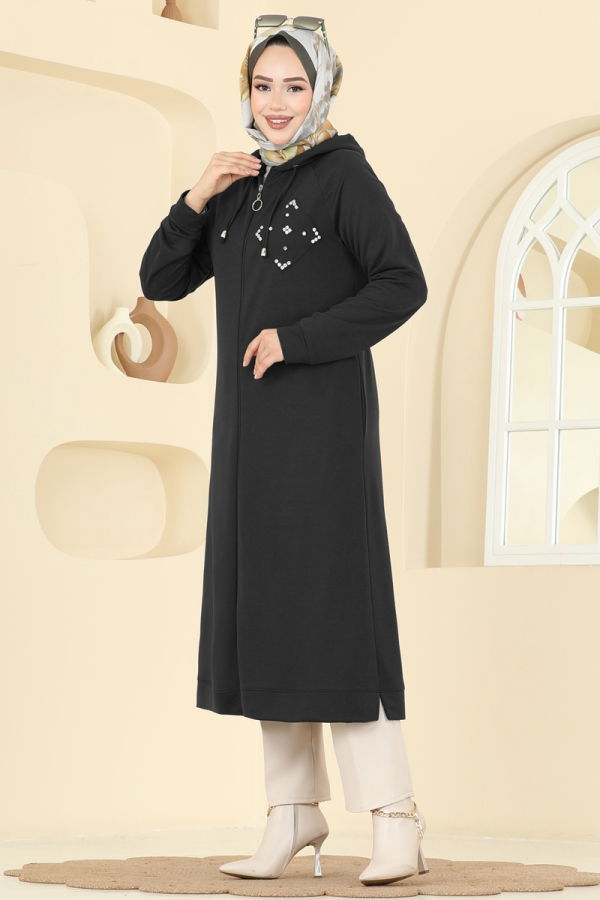 Modaselvim معطف/كاب كاب أسود PL9186