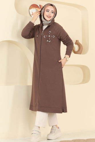P.L. - Overcoat PL9186 Brown