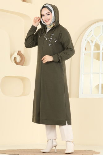 P.L. - Overcoat PL9186 Khaki