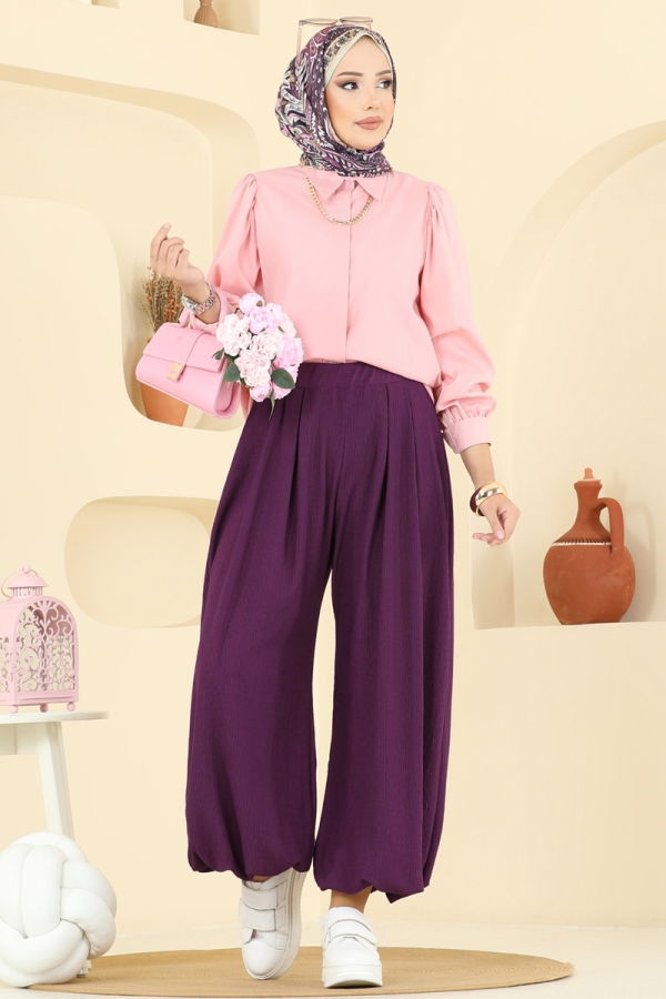Modaselvim Pants Pants 0001ERK1158 Damson