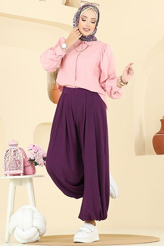 moda selvim بنطلون توتي 0001ERK1158 - Thumbnail