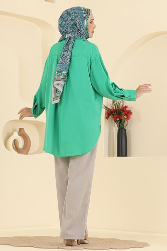 moda selvim Pants 0001ORG1169 Stone - Thumbnail