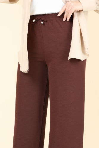 moda selvim Pants 0006MR1078 Brown - Thumbnail