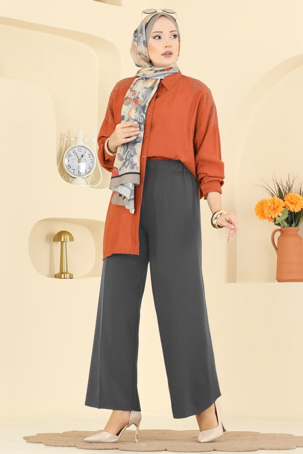 Modaselvim Pants Pants 0651ERK1158 Anthracite