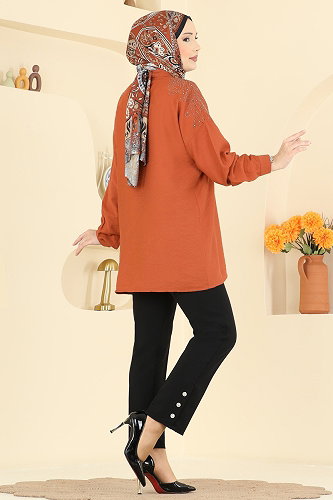 moda selvim Pants 0652ERK1158 Black - Thumbnail