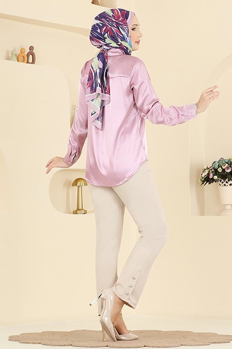 moda selvim بنطلون بيج 0652ERK1158 - Thumbnail