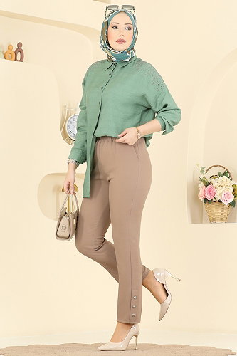 moda selvim Pants 0652ERK1158 Vision - Thumbnail