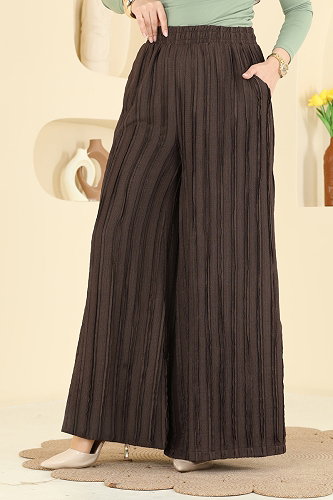 moda selvim Pants 0654ERK1158 Brown - Thumbnail