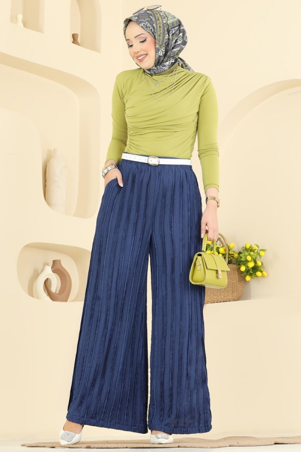 Modaselvim البنطلونات بنطلون كحلي 0654ERK1158